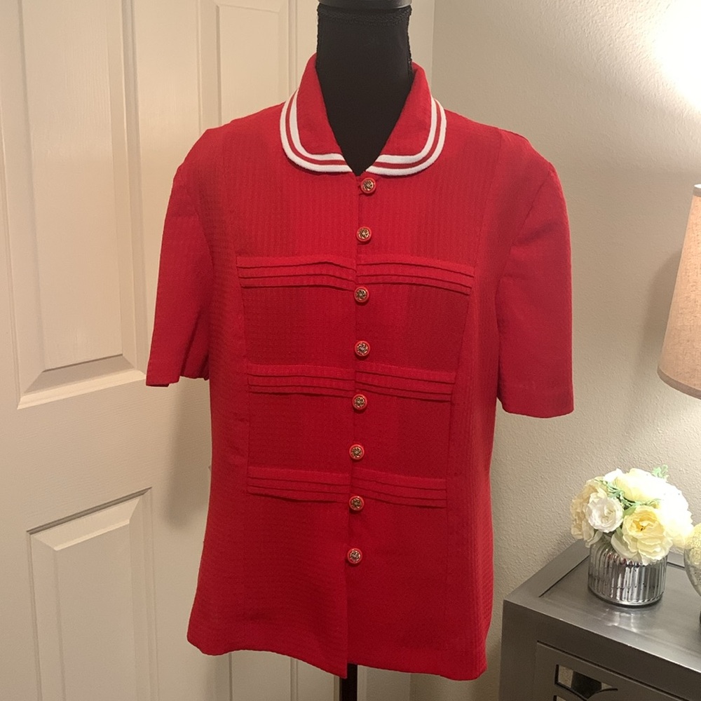 MGM Melissa Harper Red 2-piece Pant Set Size 14
